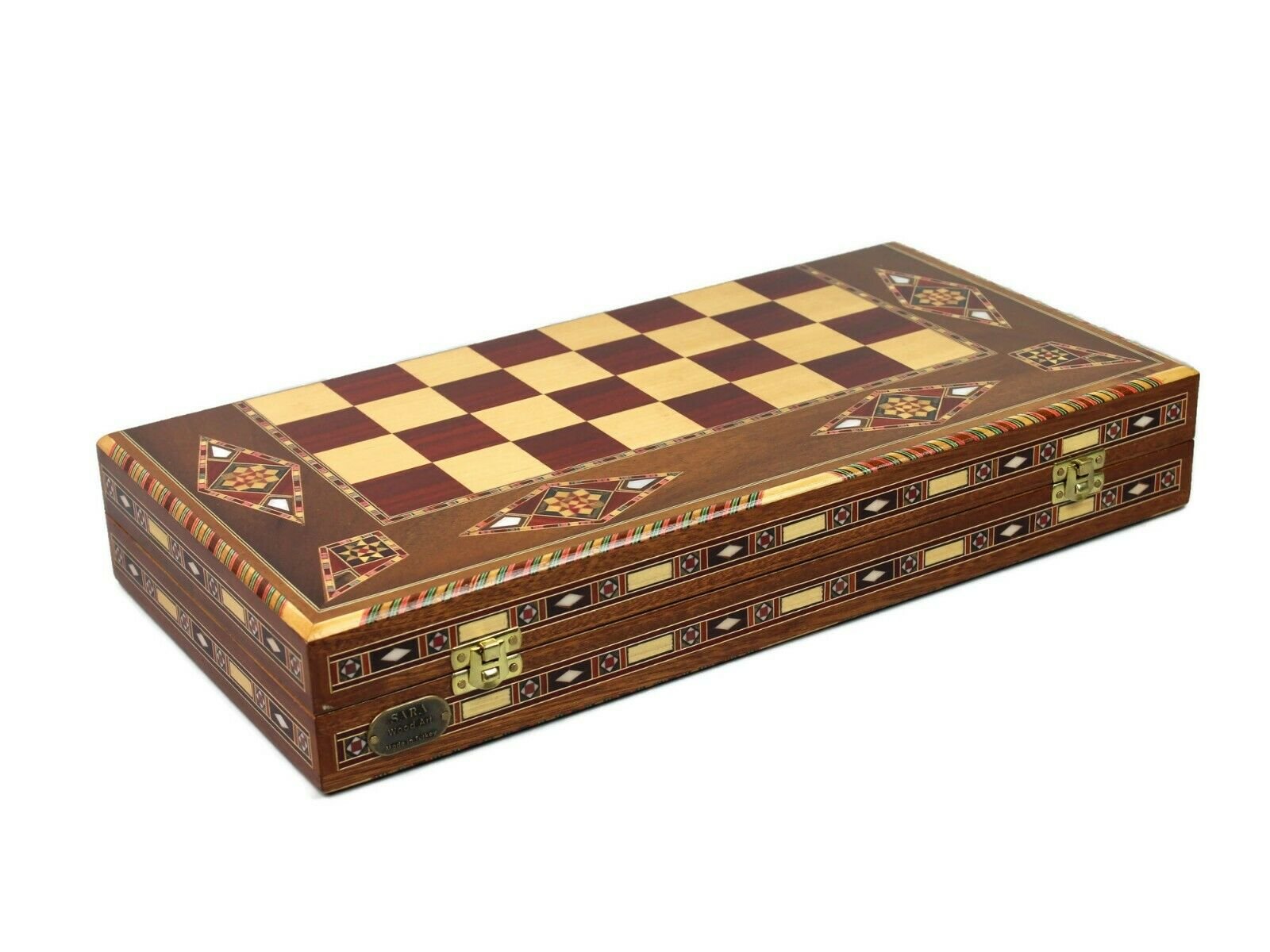 wooden backgammon set premium