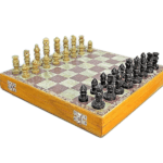 Marble Range Chess Set “Soap Stone” – 10″