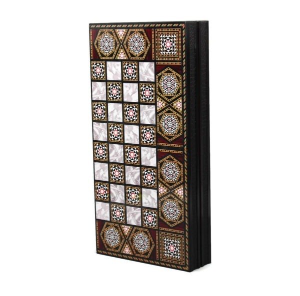 mother of pearl backgammon set