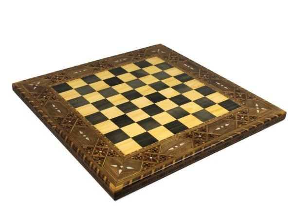 wooden chess board dawn
