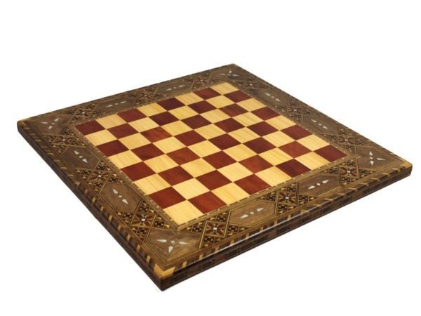 chess board wooden solar