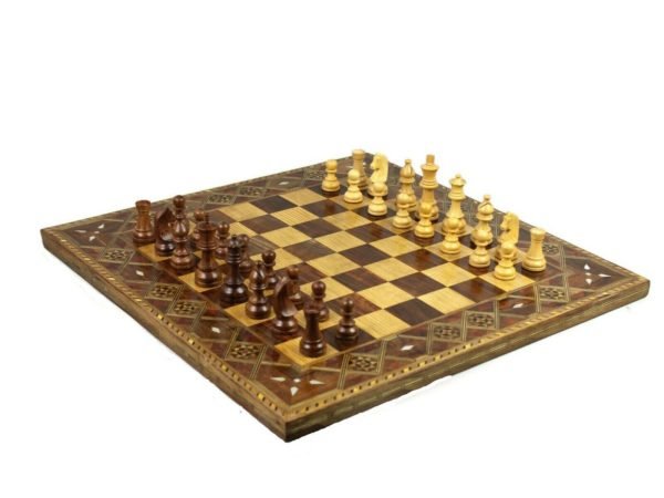 timber chess set sheesham gemran stuanton wooden chess pieces