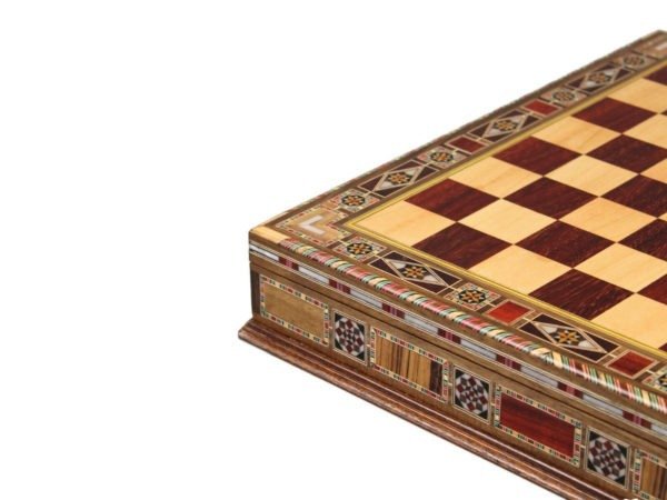 Premium Range Chess Set with Metal Chess Pieces "Ottoman"- 15" - Image 4