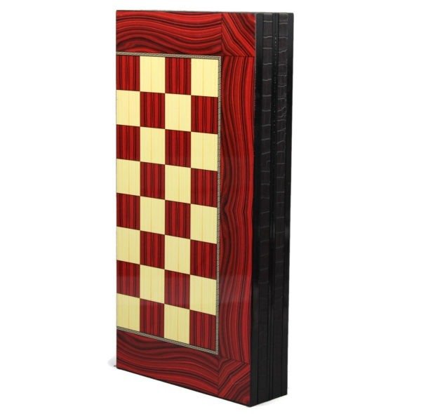 red elegance backgammon board