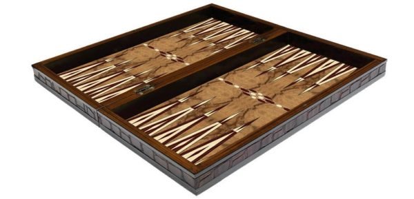 inside backgammon board motif