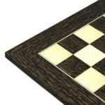 Isle of Lewis I Ivory & Brown Resin Chess Pieces 3.5″ With Tiger Ebony Chess Board 20″