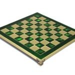 Metal Range Chess Set Emerald Green 13″ – 301G