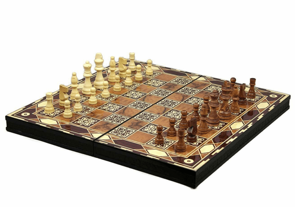 motif chess and backgammon set