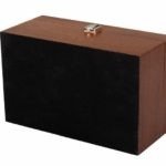Chess Box Large Mahogany With Metal Clasp 4.25″