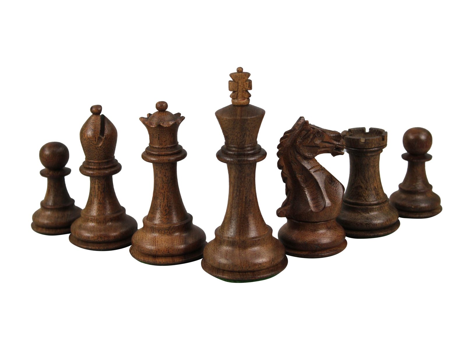 Fierce Knight Staunton Sheesham Chess Pieces 