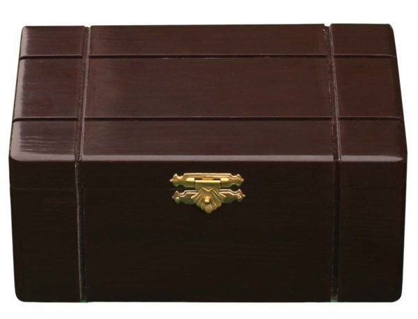 sheesham wooden chess piece storage box