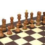 Executive Range Wooden Chess Set Macassar Board 20″ Weighted Sheesham Zagreb Staunton Pieces 3.75″