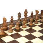 Premium Range Helena Chess Set Walnut 20″ Weighted Sheesham Atlantic Classic Staunton Chess Pieces 3.75″