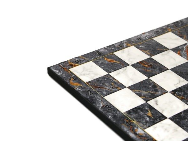 grey marble chess board surface