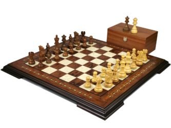 Premium Range Helena Chess Set Rosewood 20″ Weighted Sheesham Atlantic Classic Staunton Chess Pieces 3.75″