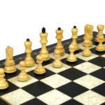 Premium Range Helena Chess Set Ebonywood 20″ Weighted Ebonised Zagreb Staunton Chess Pieces 3.75″