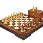 Premium Range Helena Chess Set Rosewood 20″ Weighted Sheesham Zagreb Staunton Chess Pieces 3.75″