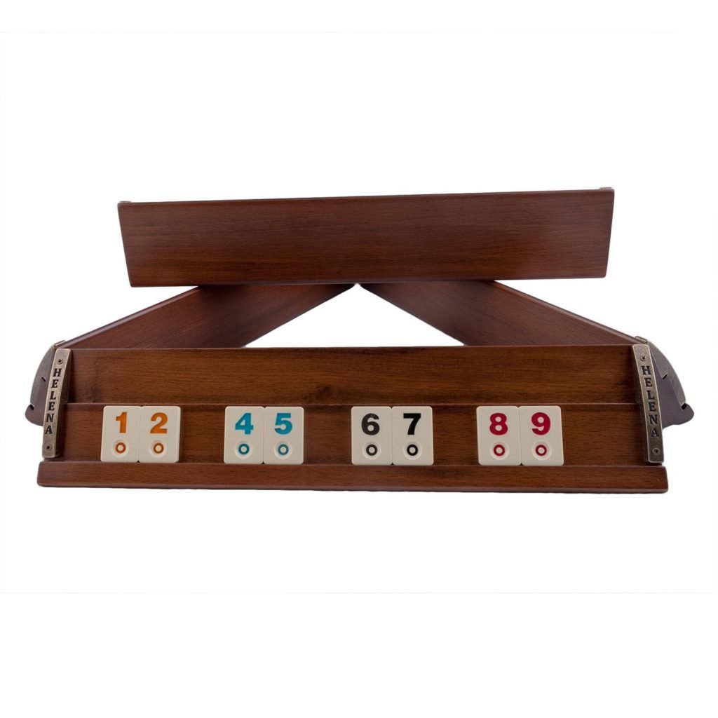 Large VIP Rummy Set Solid Wood 16.5 Inch