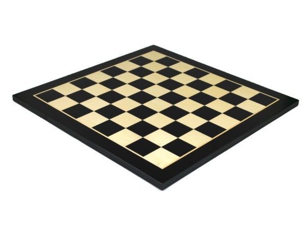 black and maple chess board