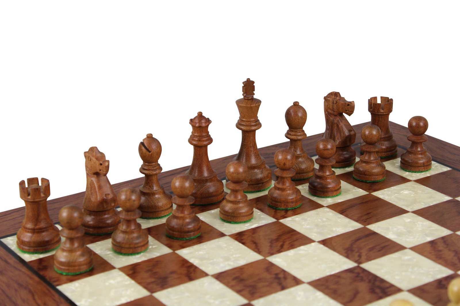 sheesham reykjavik staunton chess pieces