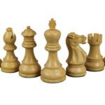 Staunton Range Helena Flat Board Chess Set Ebonywood 20″ Weighted Ebonised Executive Staunton Chess Pieces 3.75″