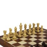 Original Range Chess Set Sheesham Flat Board 20″ With Sheesham Executive Staunton Chess Pieces 3.75″