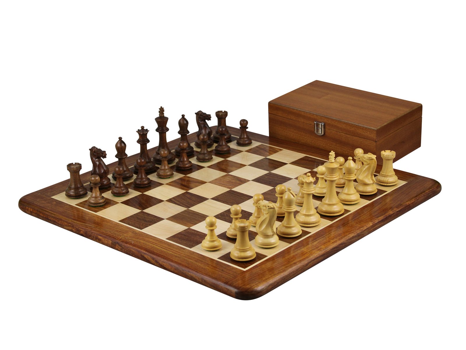 Buy Grandmaster Staunton Chess Pieces Set in 3.75 King