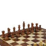 Original Range Chess Set Sheesham Flat Board 20″ With Sheesham Reykjavik Staunton Chess Pieces 3.75″