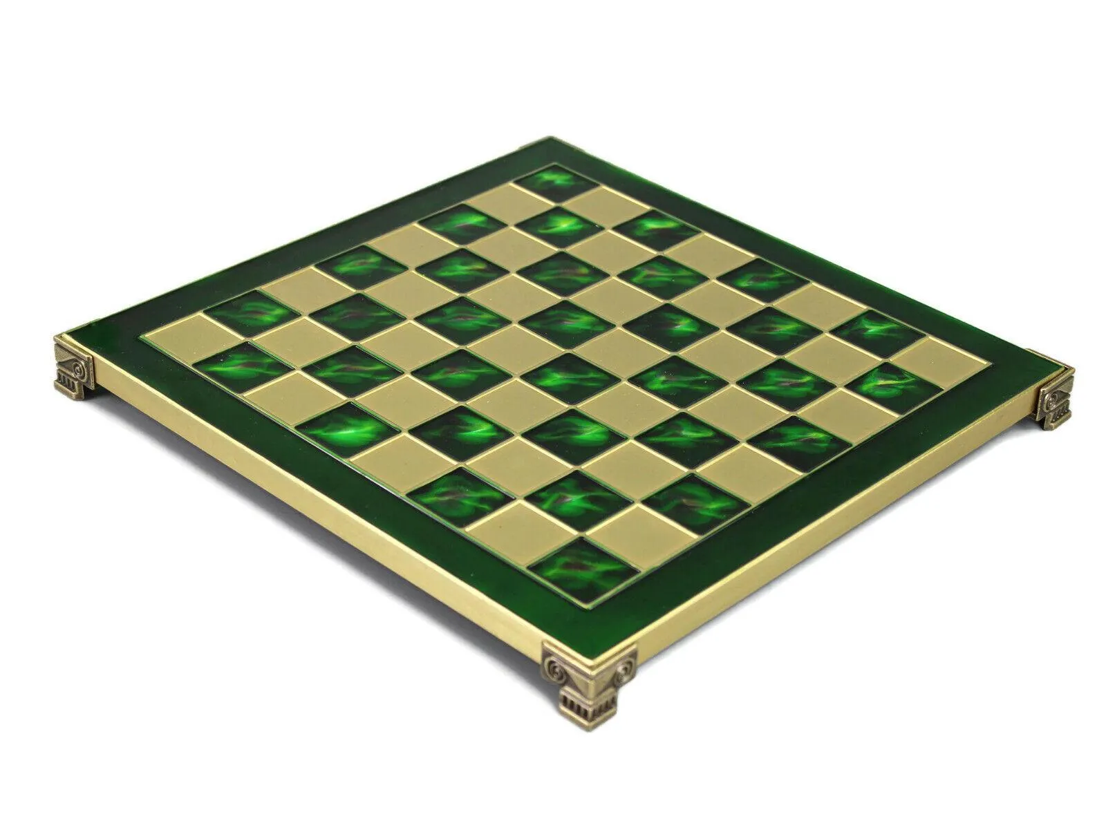 Metal Range Chess Set Emerald Green 13'' - 301G - Image 5