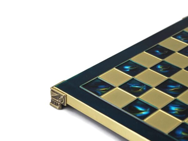 Metal Range Chess Set Sapphire Blue 11'' - 200B - Image 7