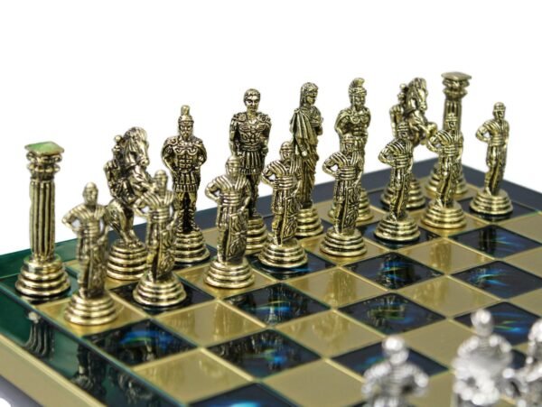 Metal Range Chess Set Sapphire Blue 11'' - 200B - Image 12