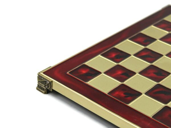 Metal Range Chess Set Ruby Red 18'' - 500R - Image 4
