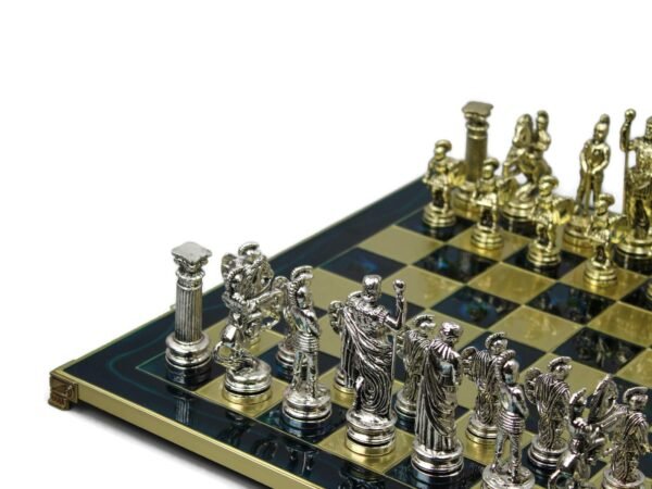 Metal Range Chess Set Sapphire Blue 18'' - 500B - Image 9