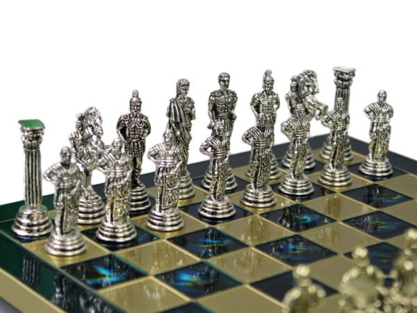Metal Range Chess Set Sapphire Blue 11'' - 200B - Image 6