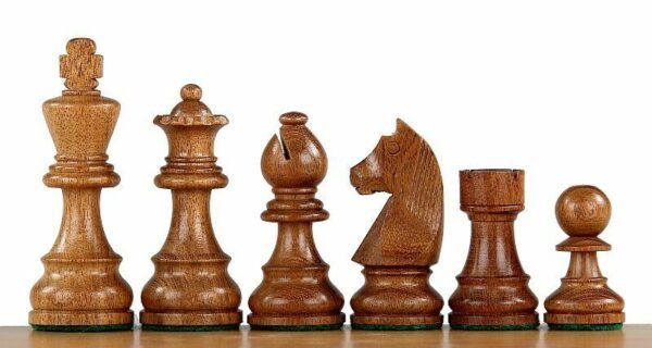 Executive Range Wooden Chess Set Olive Board 18'' Weighted Sheesham German Staunton pieces 3'' - Image 9