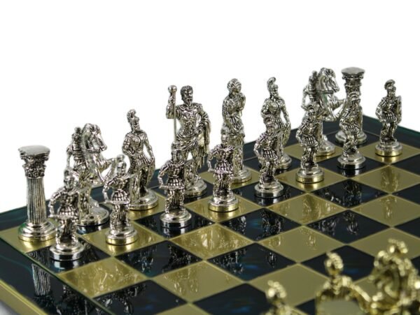 Metal Range Chess Set Sapphire Blue 18'' - 500B - Image 12