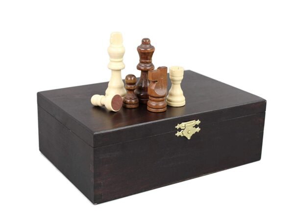 Chess Pieces With Storage Box ''Wooden''