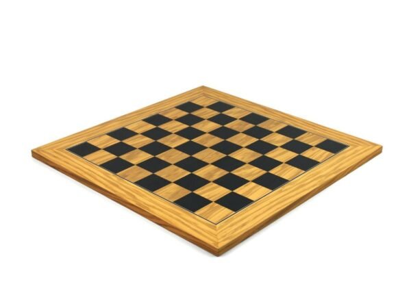 Executive Range Chess Board ''Olive & Black Anegre'' - 18''