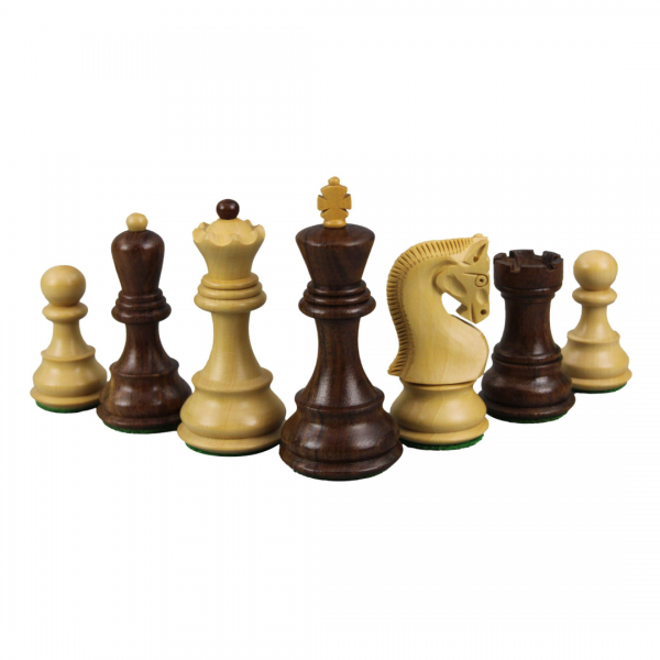 Tiger Ebony Chess Set 20 Inch with Weighted Sheesham Zagreb Staunton Chess 3.75 Inch - Image 5