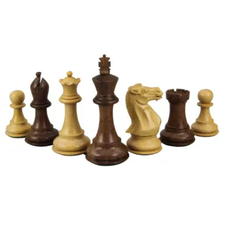Mahogany Chess Set 20 Inch with Weighted Sheesham Morphy Professional Staunton Chess Pieces 3.75 Inch
