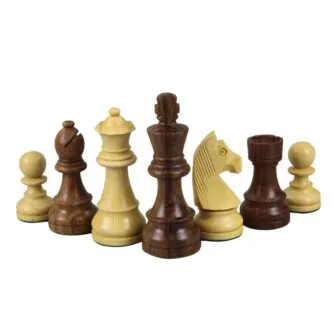 Macassar Chess Set 20 Inch with Weighted Sheesham German Staunton Chess Pieces 3.75 Inch
