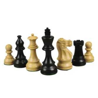 Palisander Chess Set 20 Inch with Weighted Ebonised Classic Staunton Chess Pieces 3.75 Inch