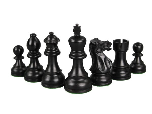 Sheesham Chess Set With Sheesham Flat Chess Board 20 Inch With Ebonised Executive Staunton Chess Pieces 3.75 Inch - Image 8