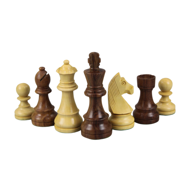Helena Rural Walnut Chess & Backgammon Set With Sheesham German Staunton Chess Pieces 20 Inch - Image 2