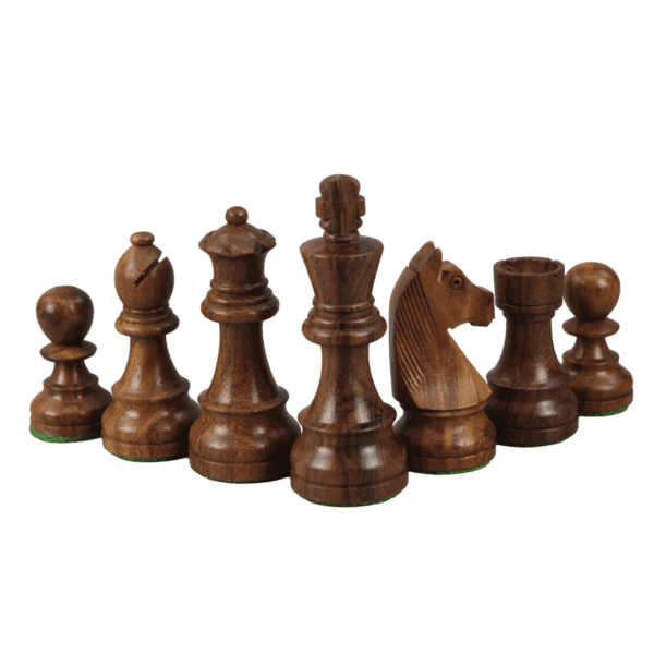 Rosewood Chess Set 20 Inch with Helena Chess Board and Weighted Sheesham German Staunton Chess Pieces 3.75 Inch - Image 8