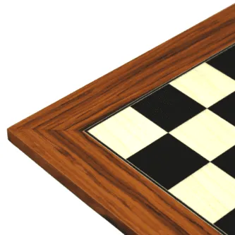 Palisander Chess Set 20 Inch and Weighted Ebonised Zagreb Staunton Chess Pieces 3.75 Inch