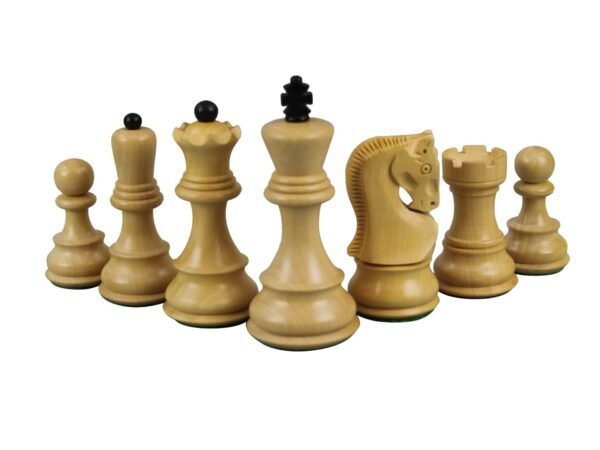 Sheesham Chess Set With Sheesham Flat Chess Board 20 Inch and Ebonised Zagreb Chess Pieces 3.75 Inch - Image 8