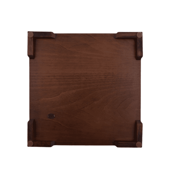 Helena Elevated Mother of Pearl Rosewood Chess Board 17 Inch - Image 2