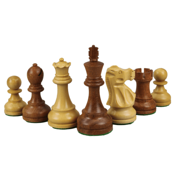 Walnut Chess Set 21 Inch With Walnut Chess Board and Weighted Sheesham Staunton Reykjavik Chess Pieces 3.75 Inch - Image 5