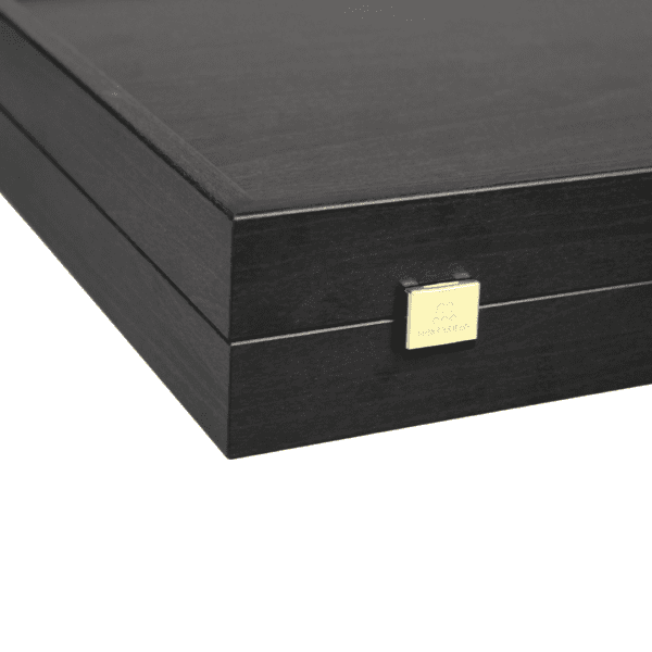 Manopoulos Wenge & Oak Backgammon Set 20 Inch - Image 5